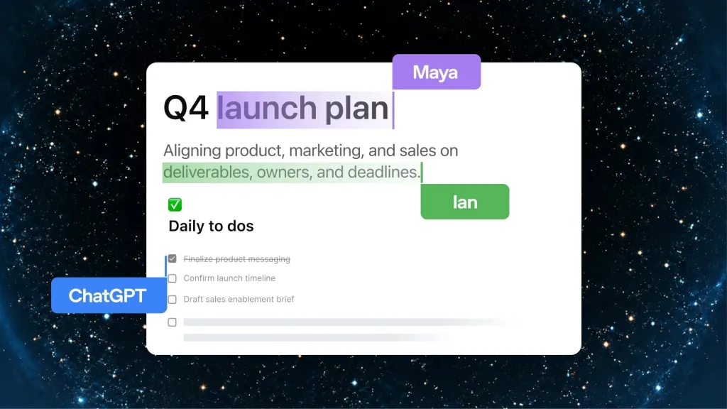Tampilan antarmuka fitur OpenAI ChatGPT Pages untuk kolaborasi dokumen perkantoran