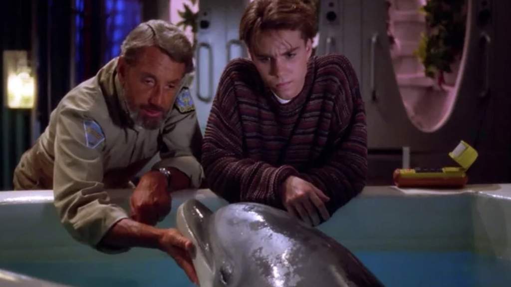 Aktor Roy Scheider dan Steven Spielberg dalam proyek serial fiksi ilmiah SeaQuest DSV era 90-an
