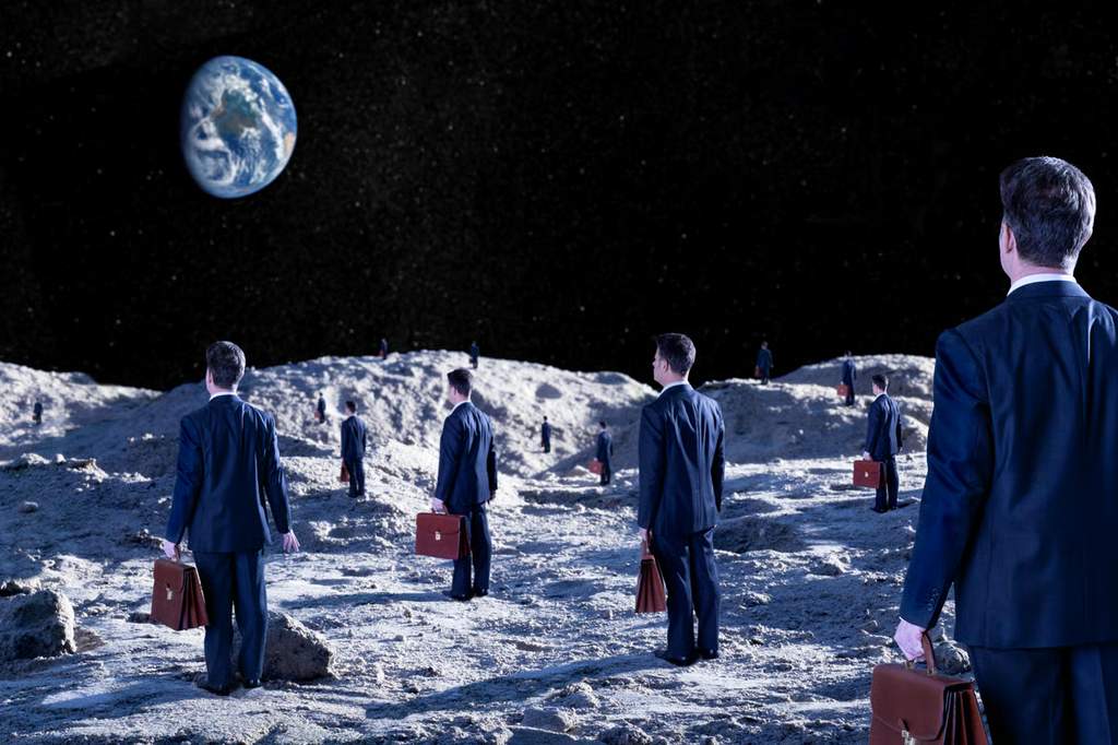 Ilustrasi peluncuran roket SpaceX yang menjadi fokus perhatian pasar saham Wall Street